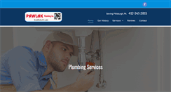 Desktop Screenshot of pawlakplumbing.com
